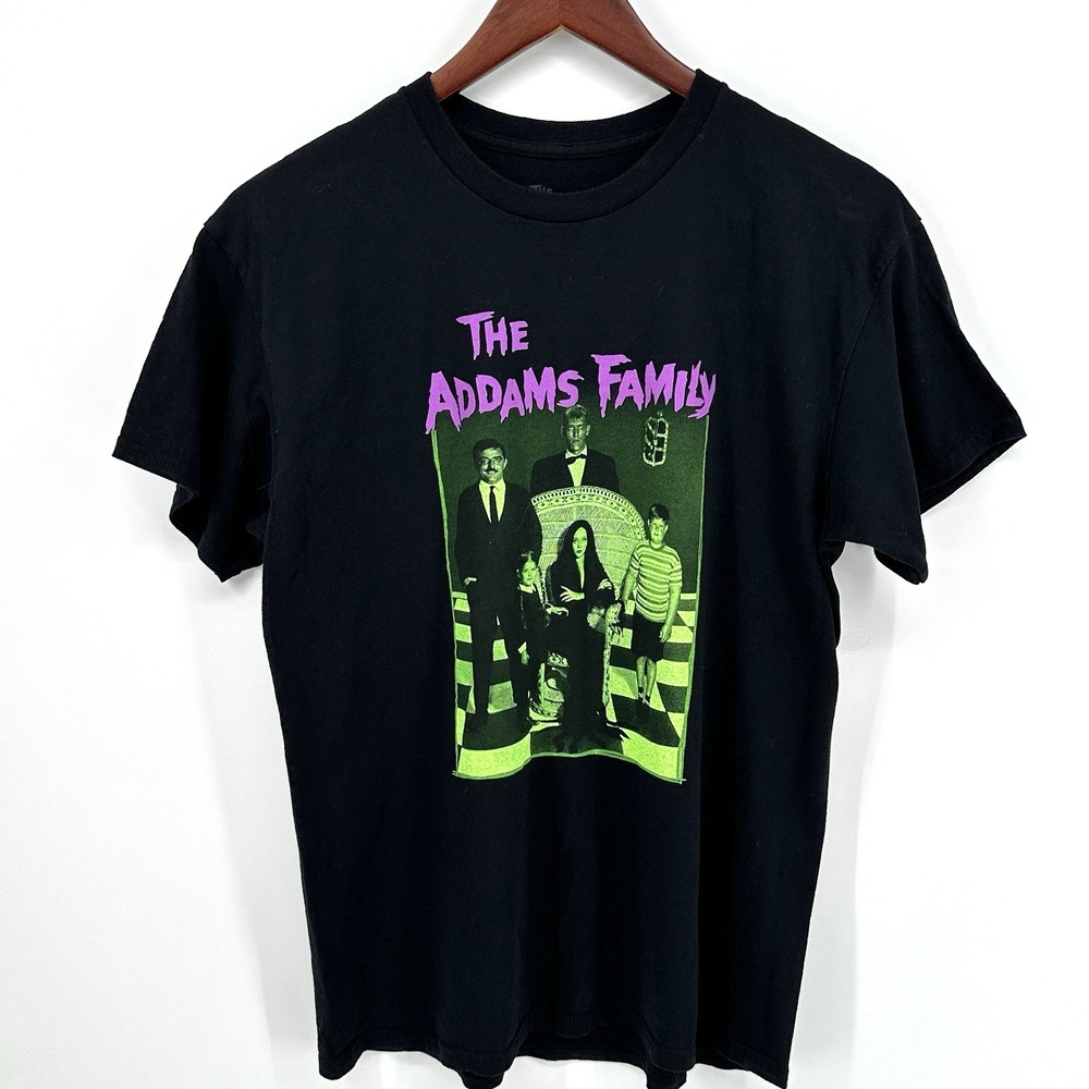 The Addams Family T-Shirt 2 Sides Size L Retro Horror Touch Of Madness